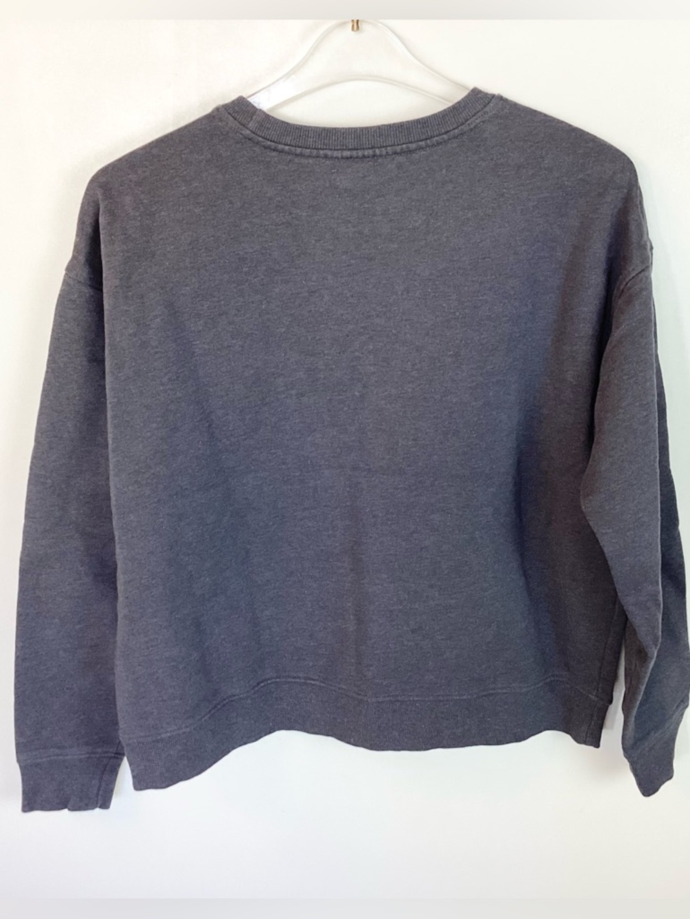 NWOT Pact Organic Crewneck Pullover Sweatshirt - Gray - L - Picture 4 of 8